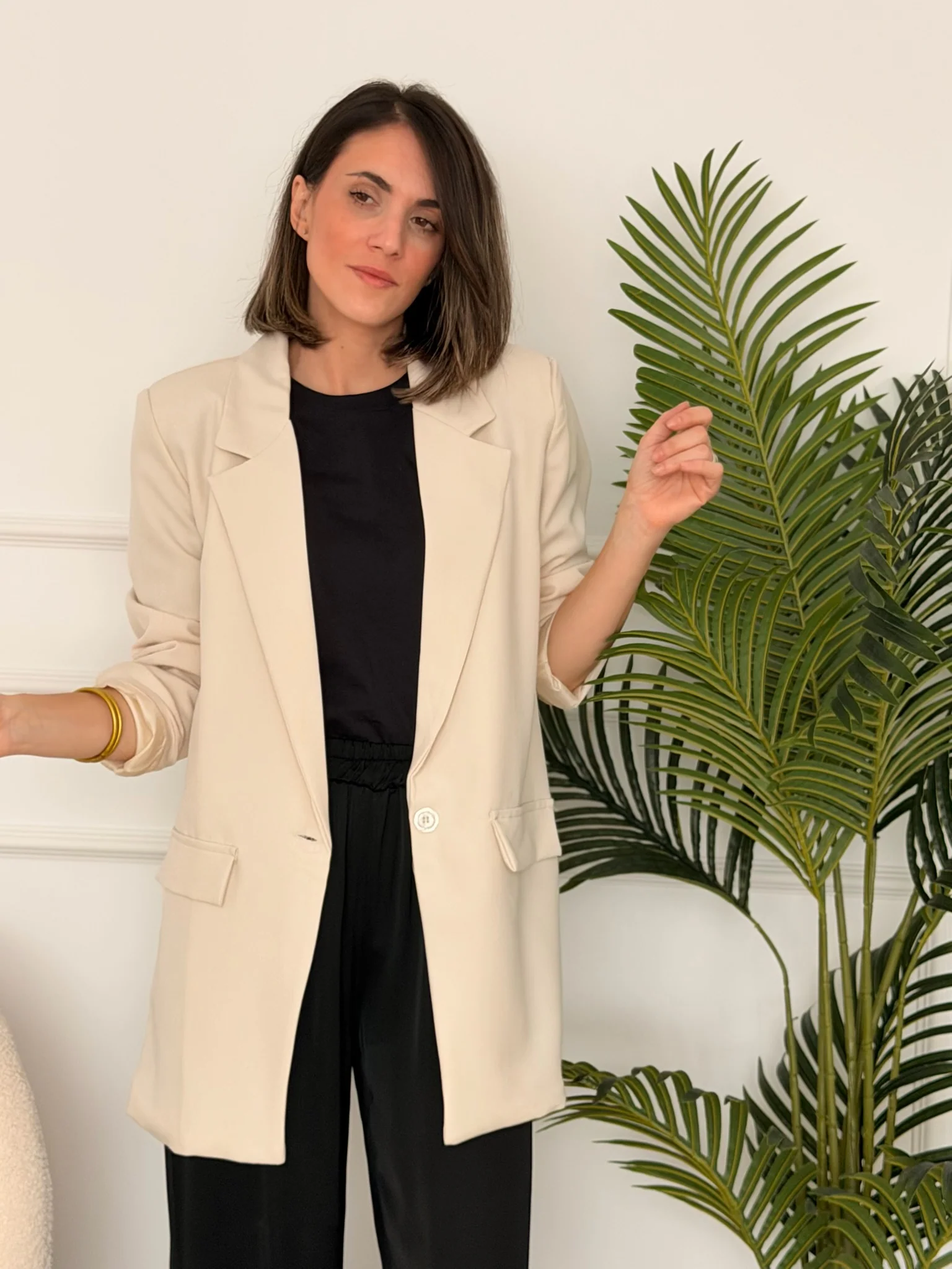 Blazer beige | Hazel - Image 4