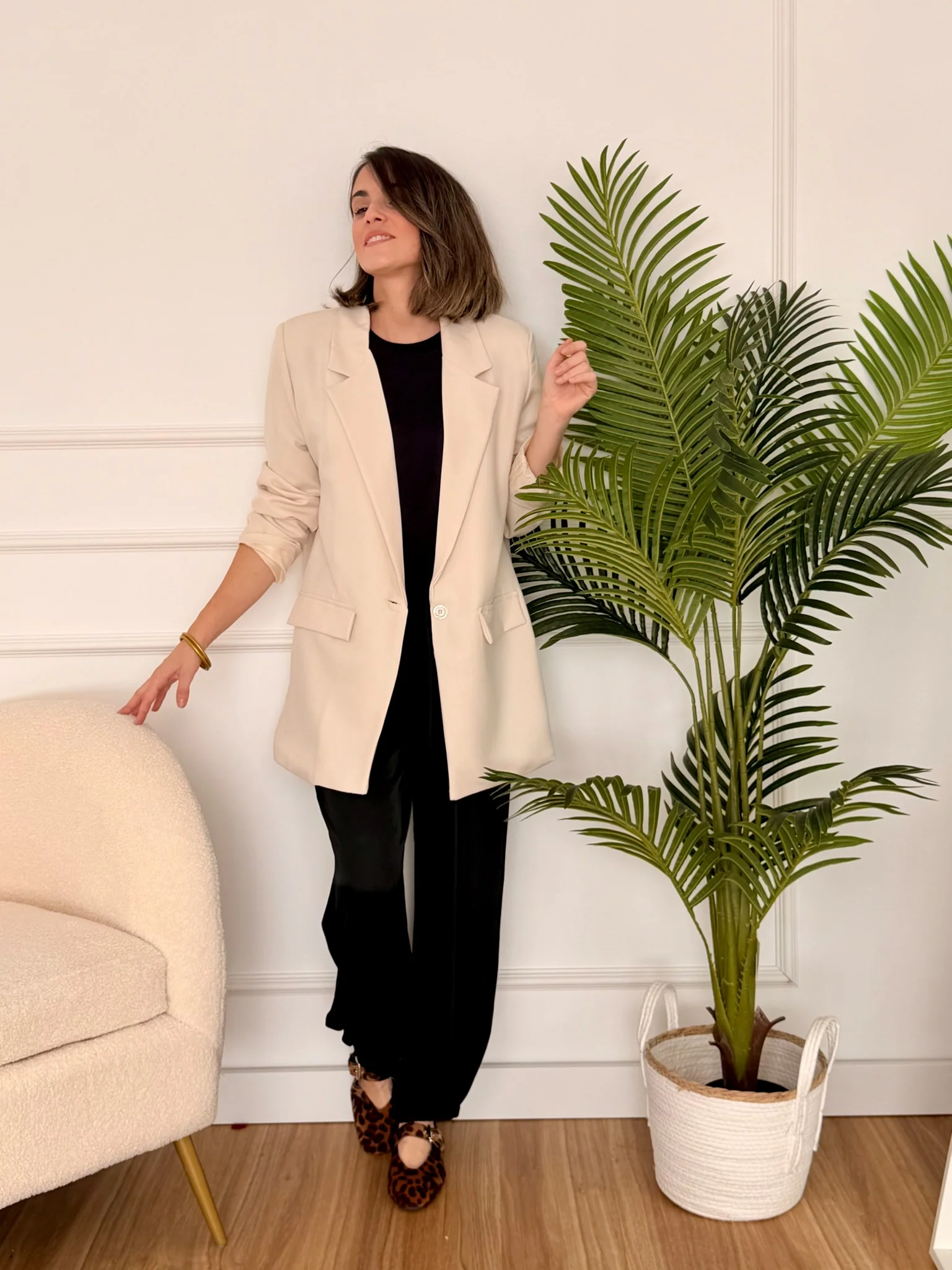 Blazer beige | Hazel - Image 8