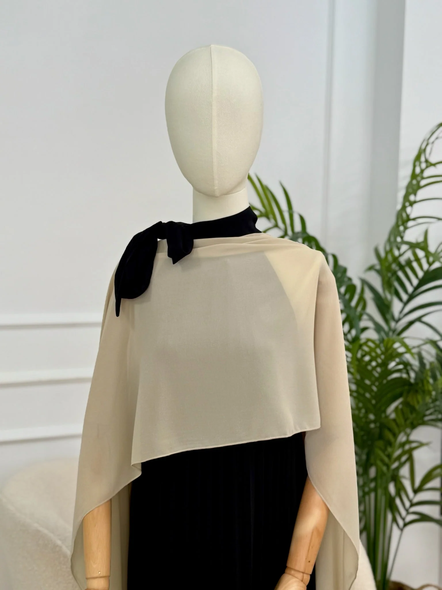 Chal de gasa Beige | Chap