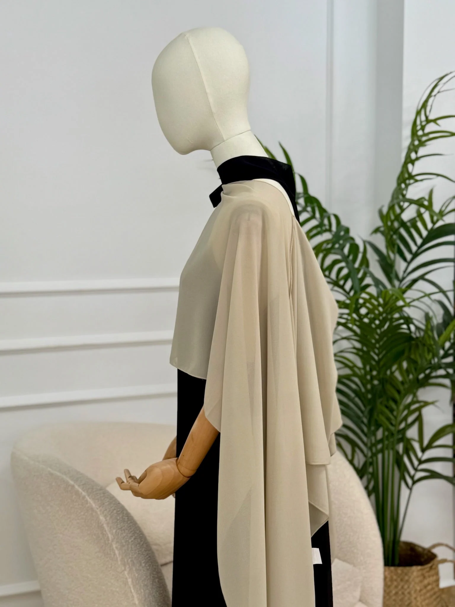 Chal de gasa Beige | Chap - Image 4