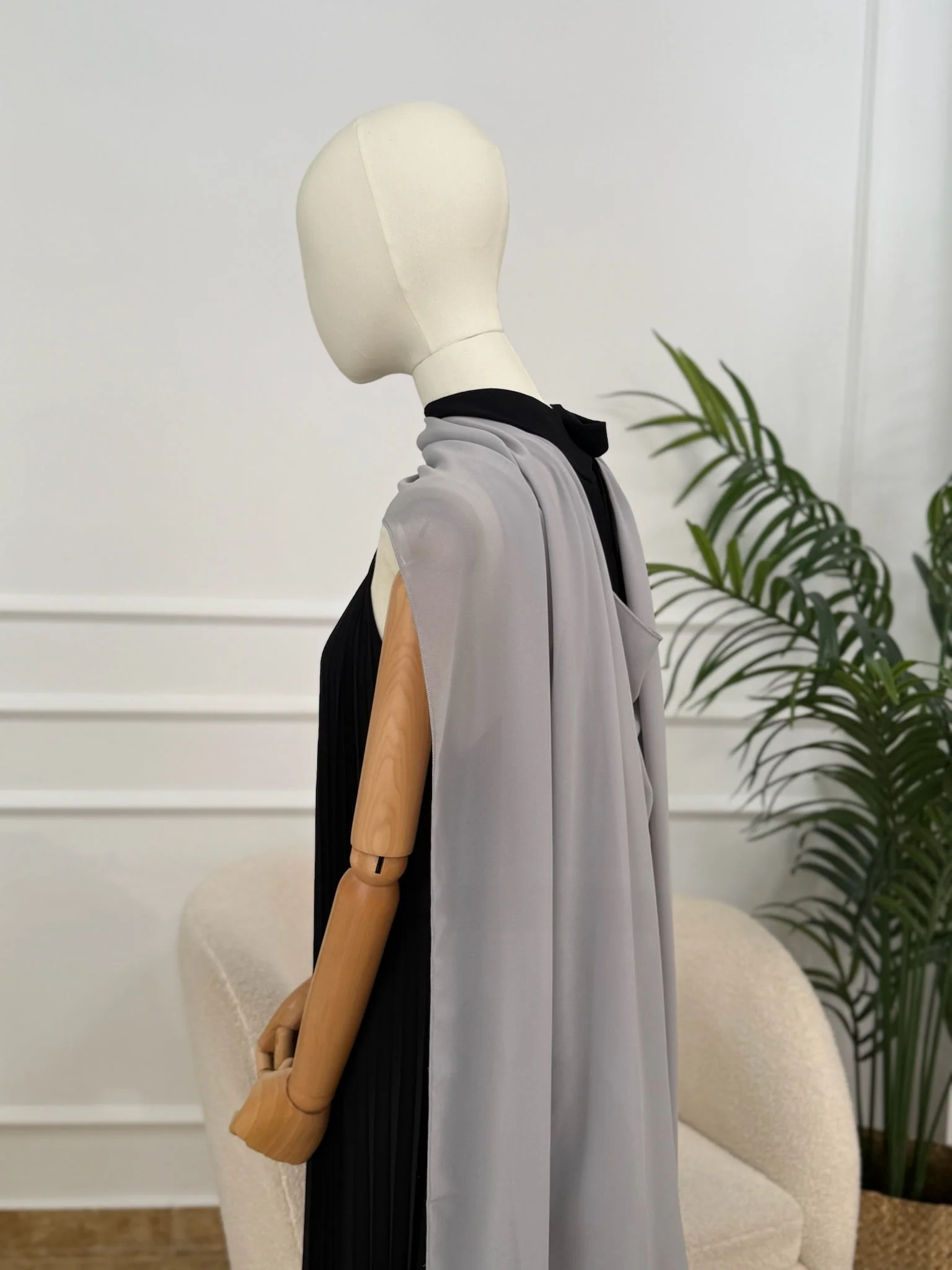 Chal de gasa Gris Perla | Chap - Image 4