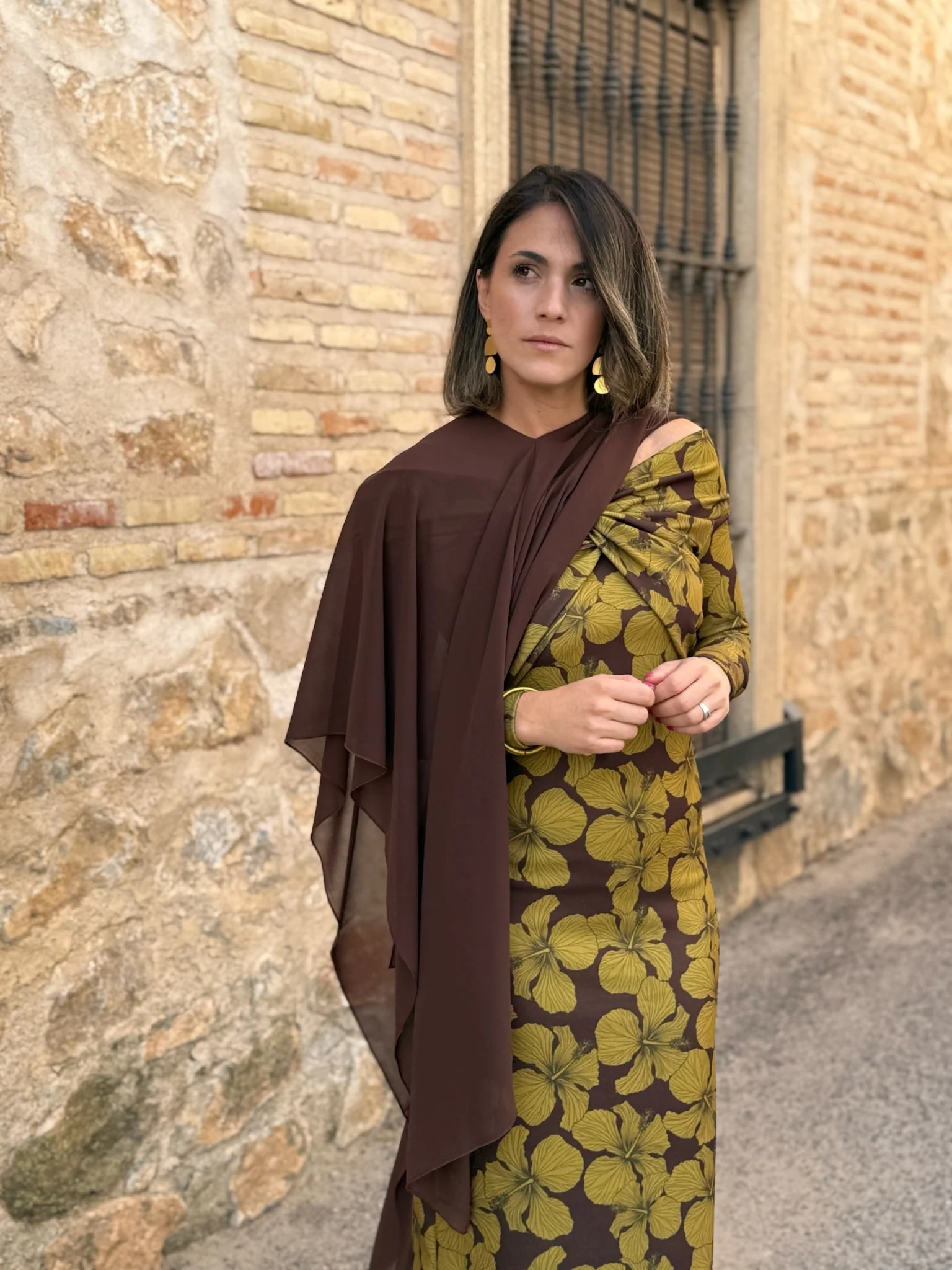 Chal de gasa Marrón | Chap - Image 4