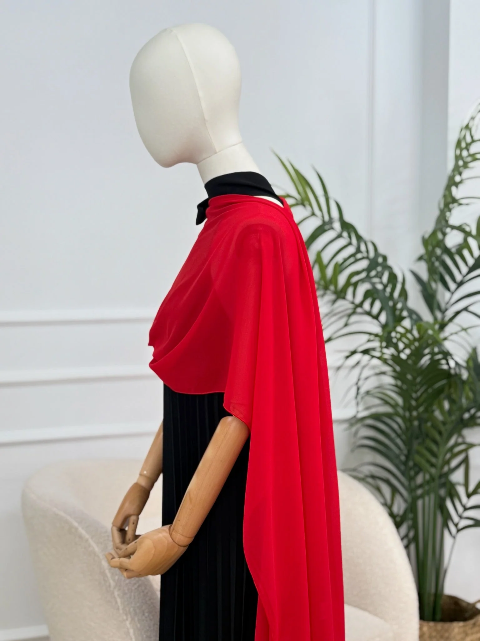 Chal de gasa Rojo | Chap - Image 3
