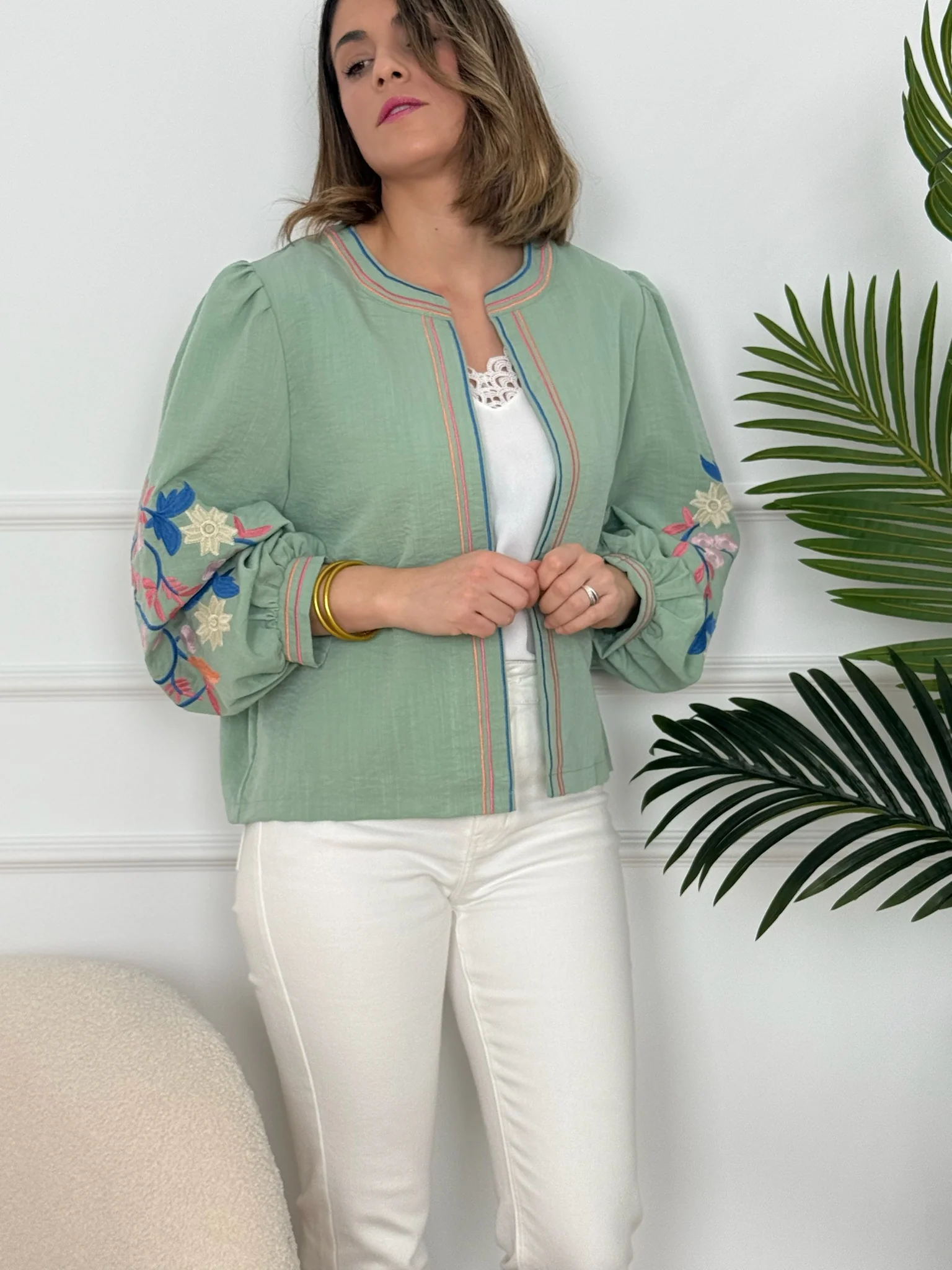 Chaqueta verde|  Viktora - Image 3