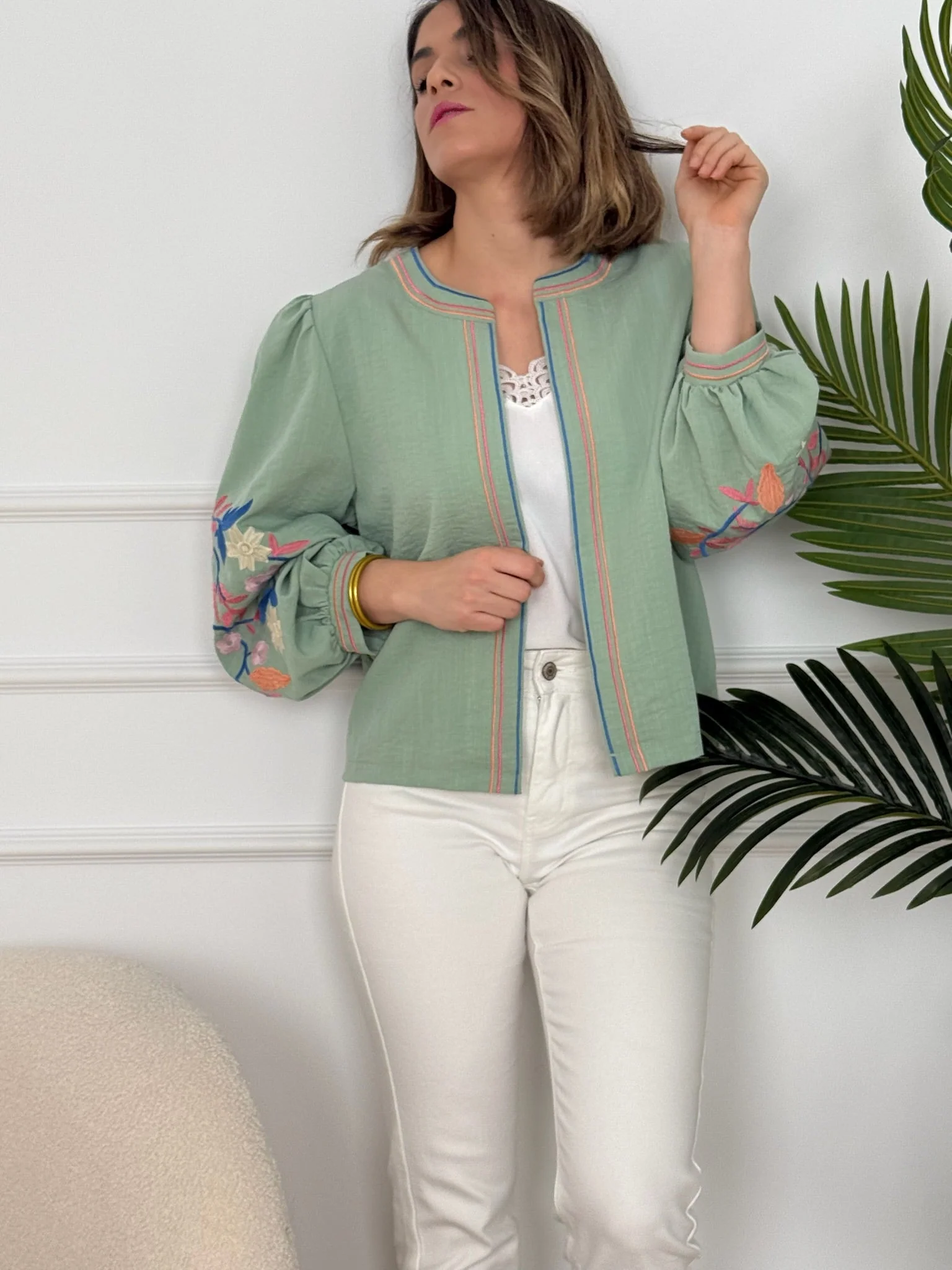 Chaqueta verde|  Viktora - Image 5