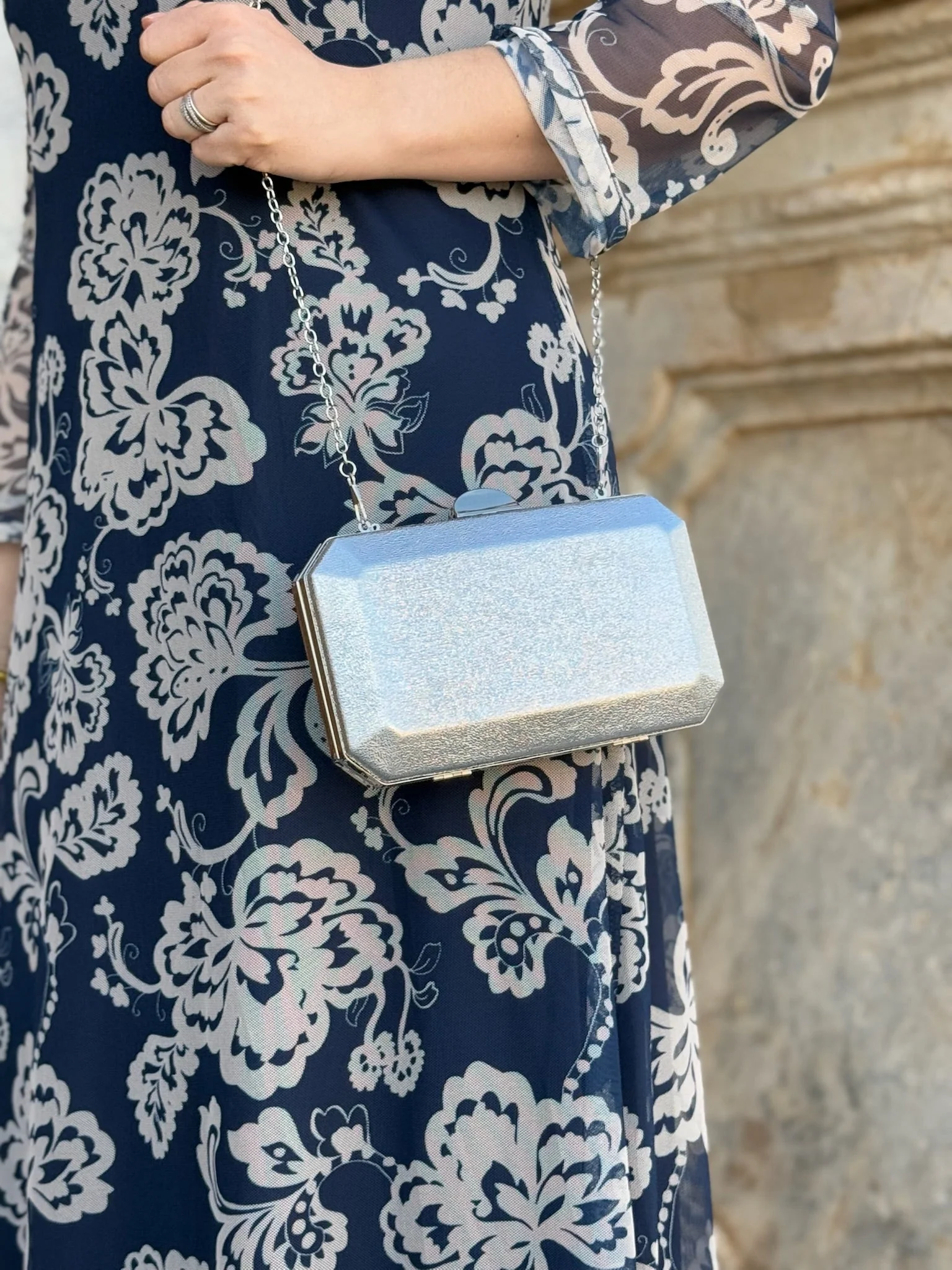 Clutch plateado | Jacel - Image 3