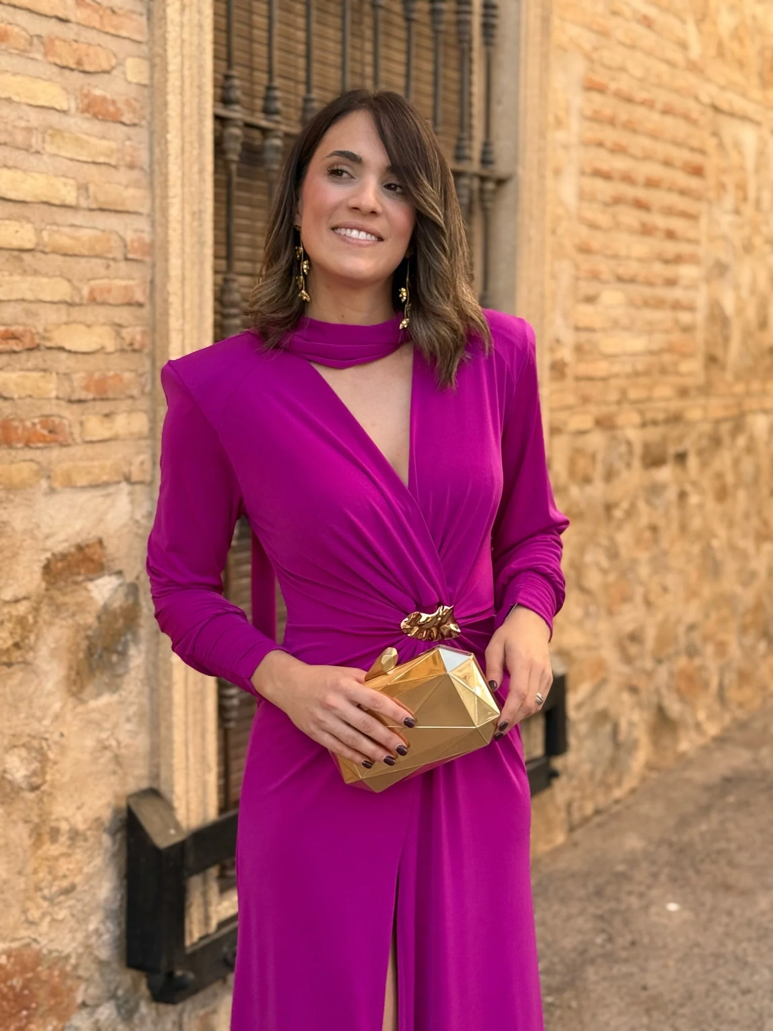 Vestido  con Broche Buganvilla | Tessa - Image 4