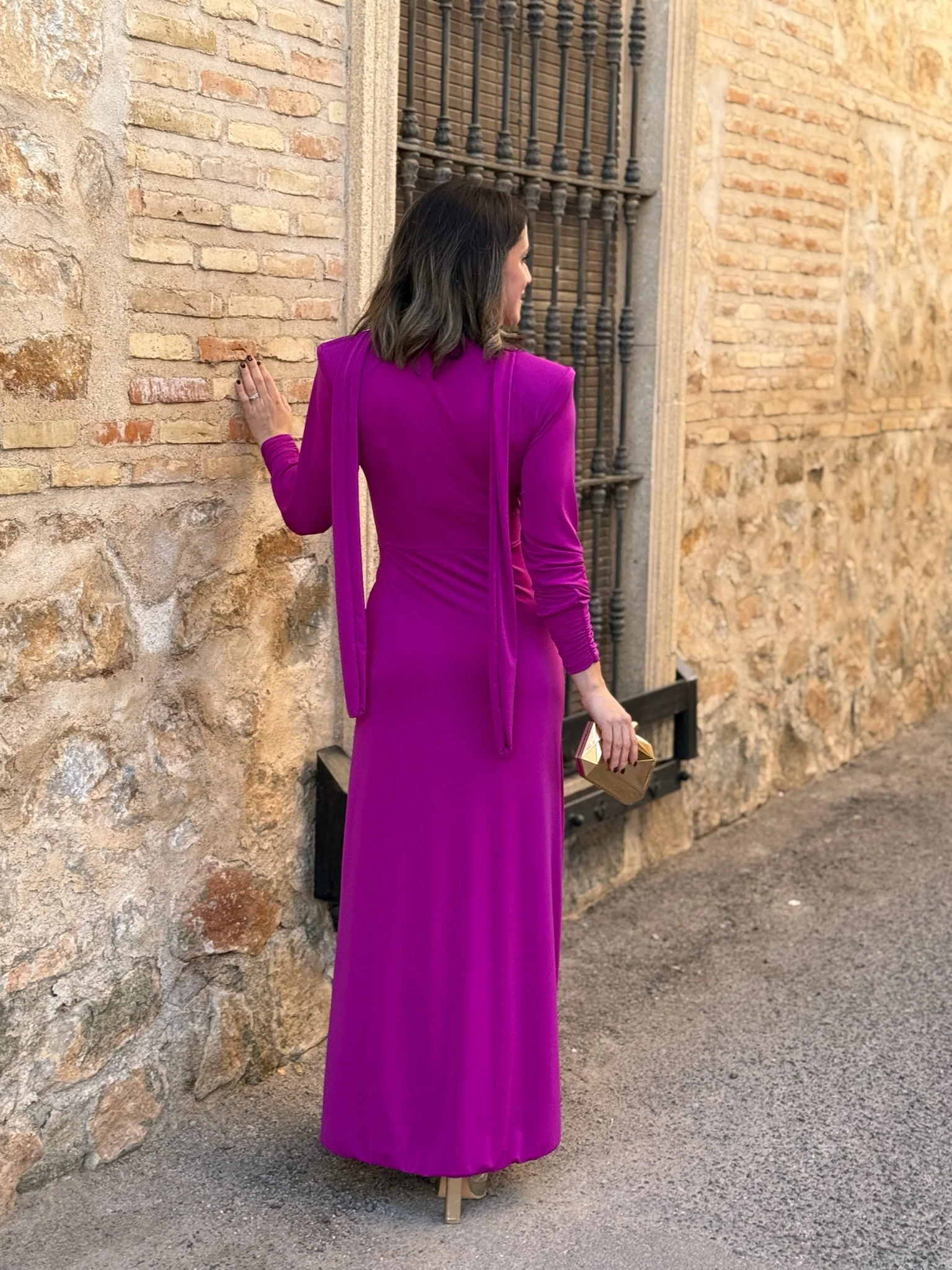 Vestido  con Broche Buganvilla | Tessa - Image 6