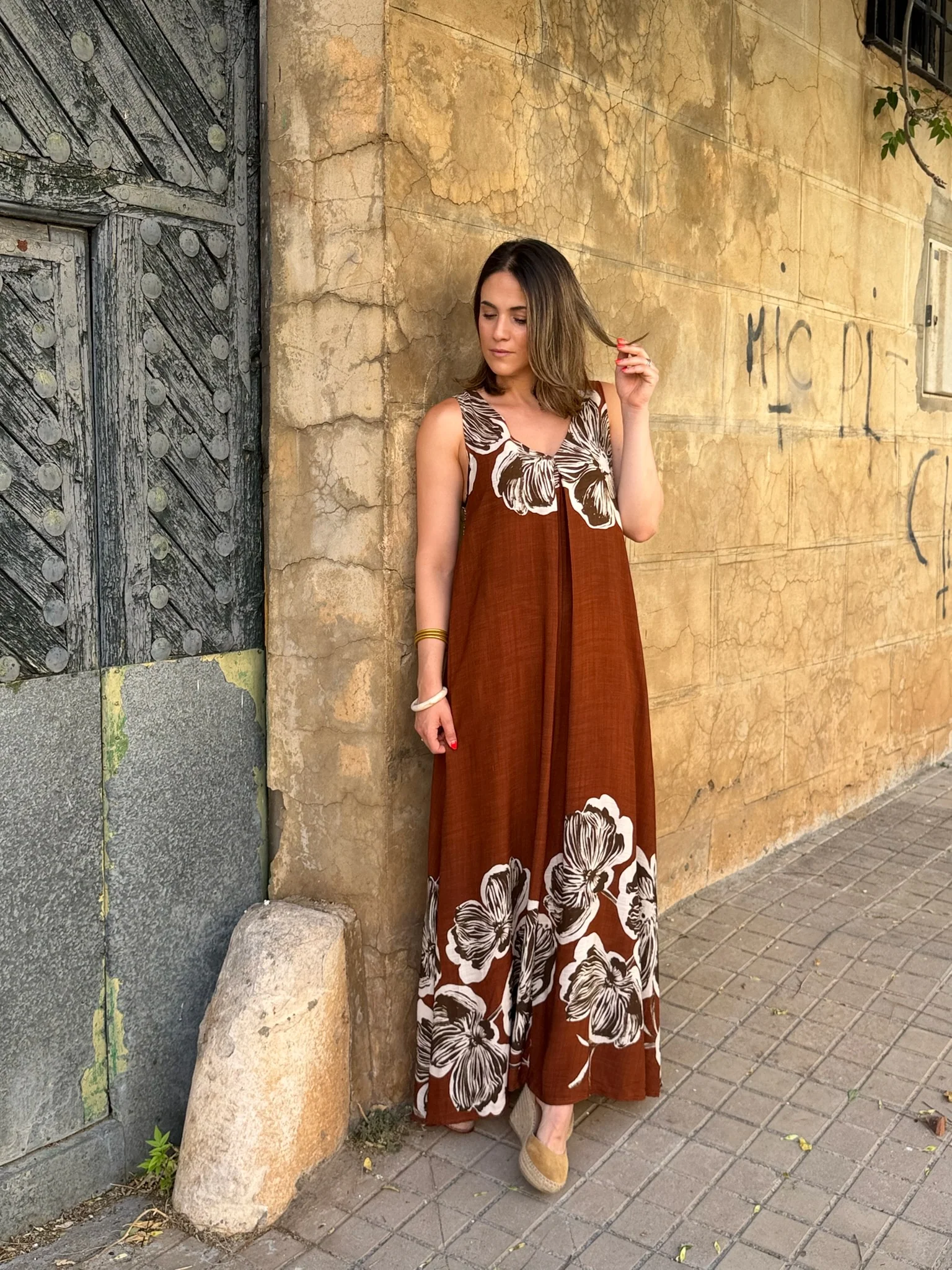 Vestido Estampado| Marea Teja - Image 3