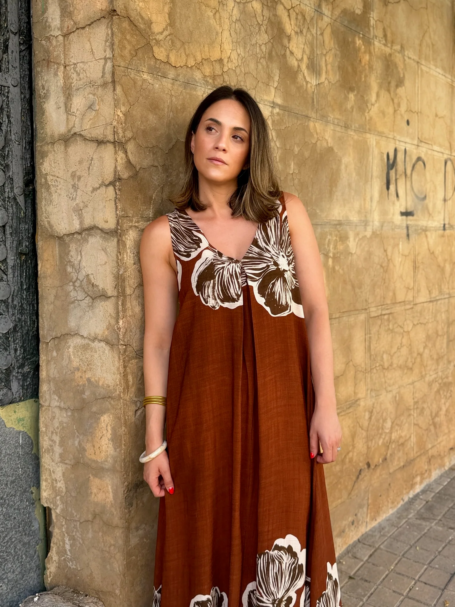 Vestido Estampado| Marea Teja - Image 4