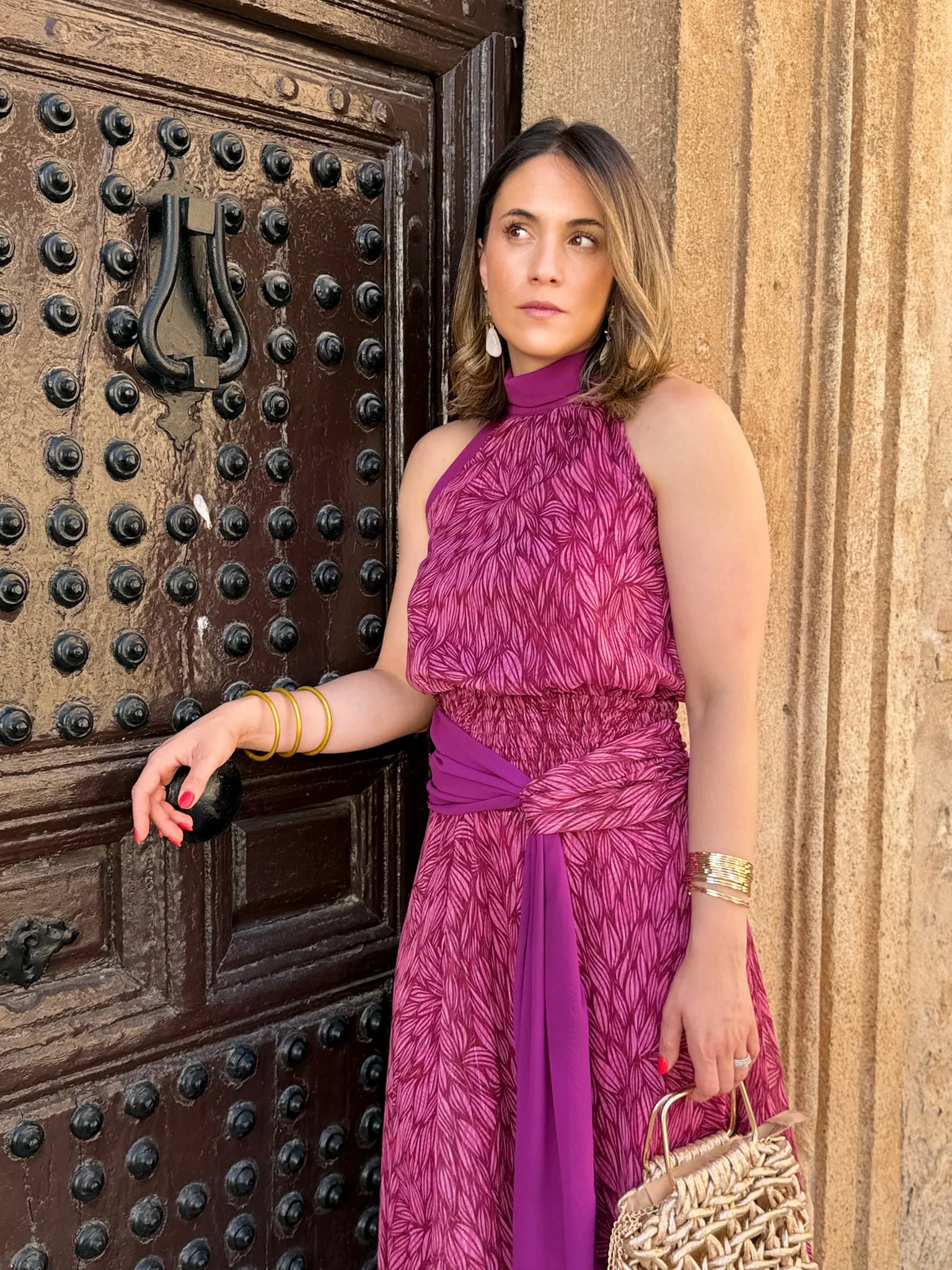 Vestido gasa buganvilla | Bianca - Image 3