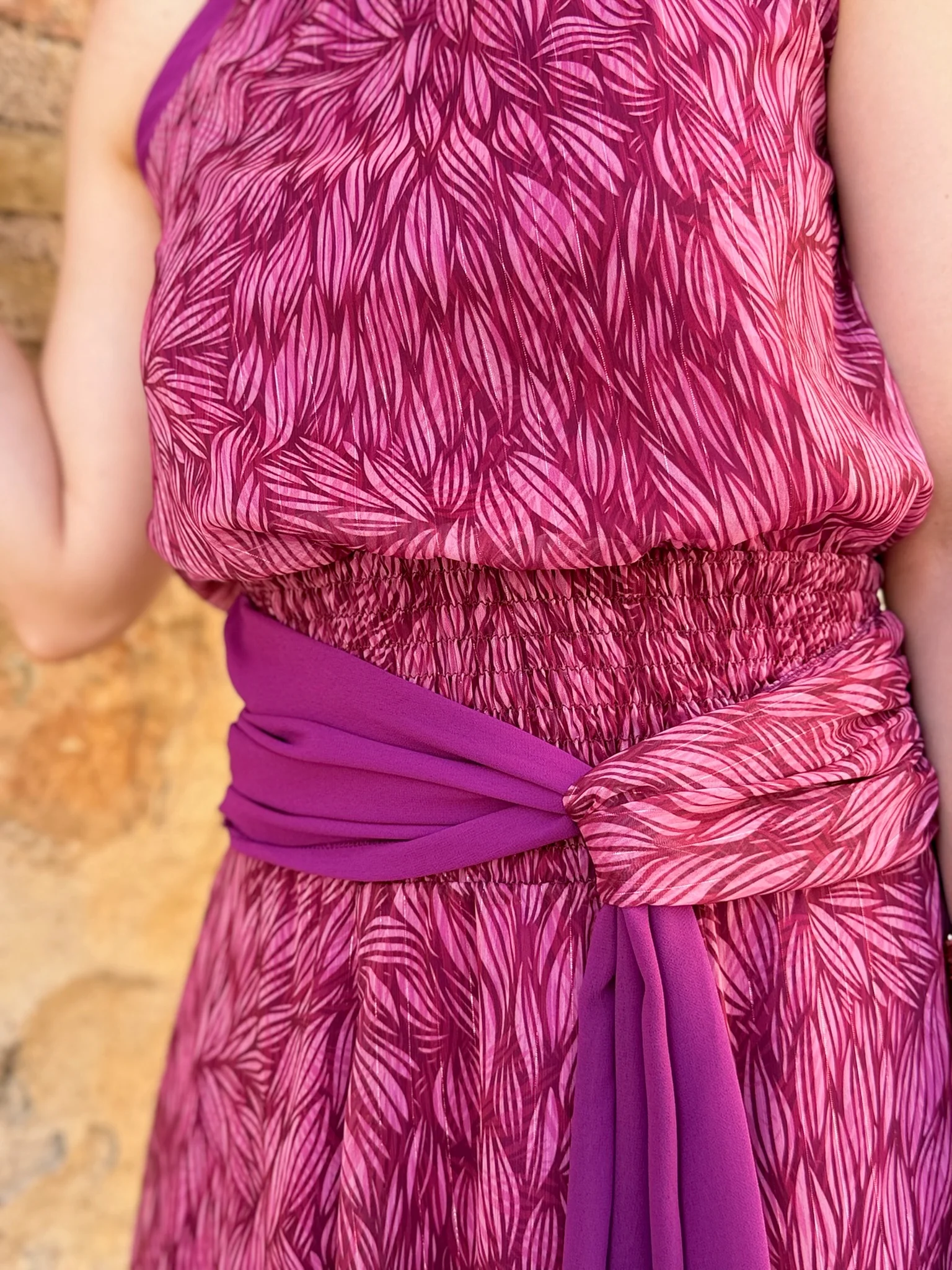 Vestido gasa buganvilla | Bianca - Image 9