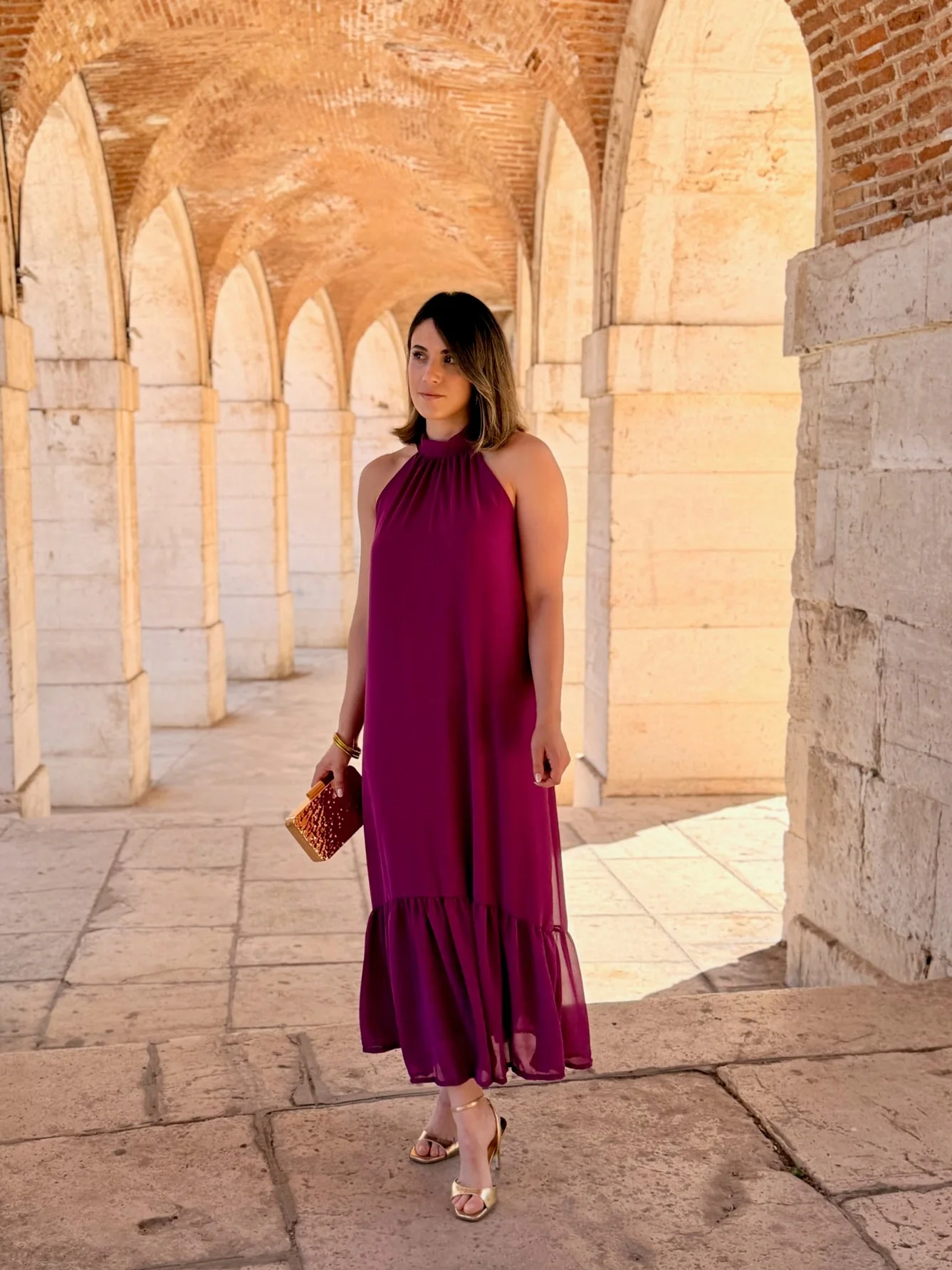 Vestido gasa buganvilla | Noa - Image 6