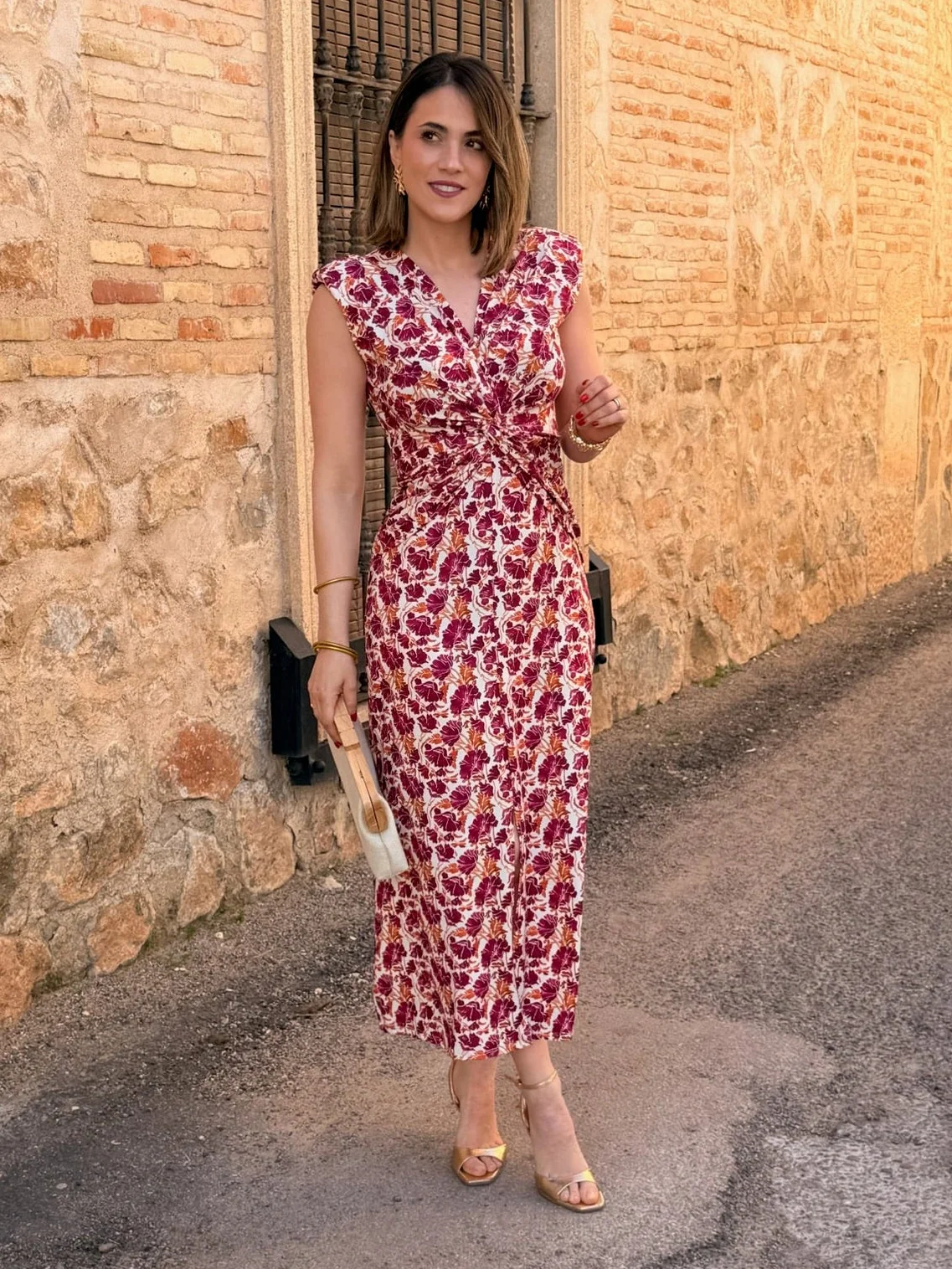 Vestido midi estampado | Alira - Image 2