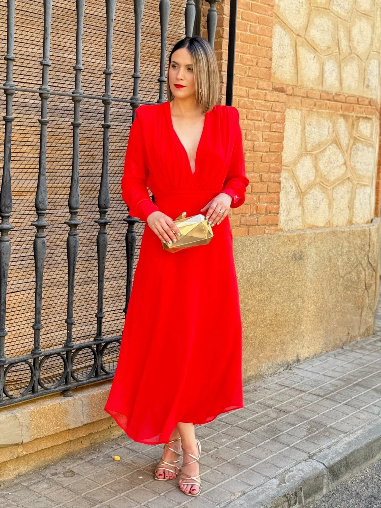 Vestido midi gasa | Tadea - Image 3