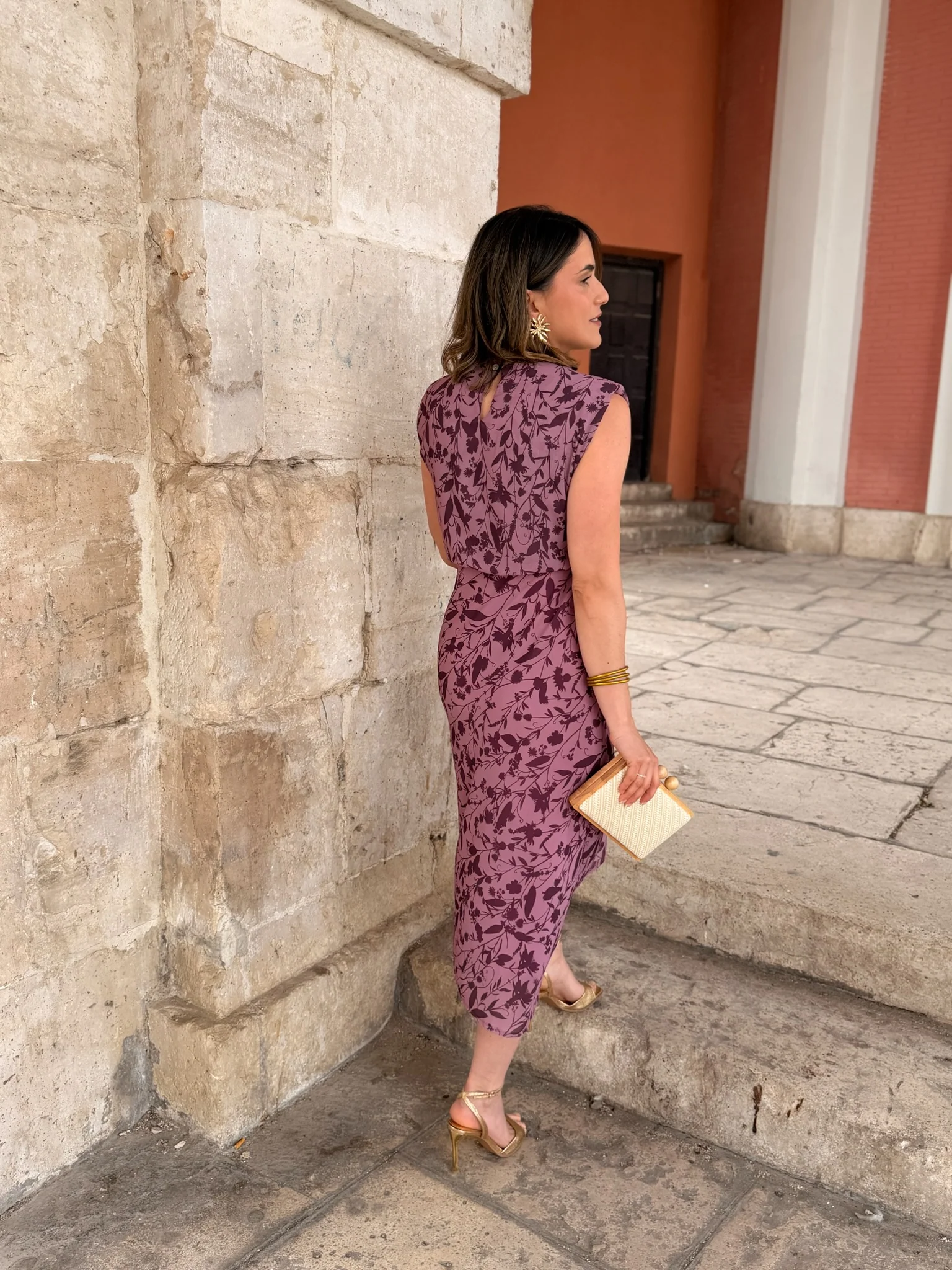Vestido midi malva | Daria - Image 8