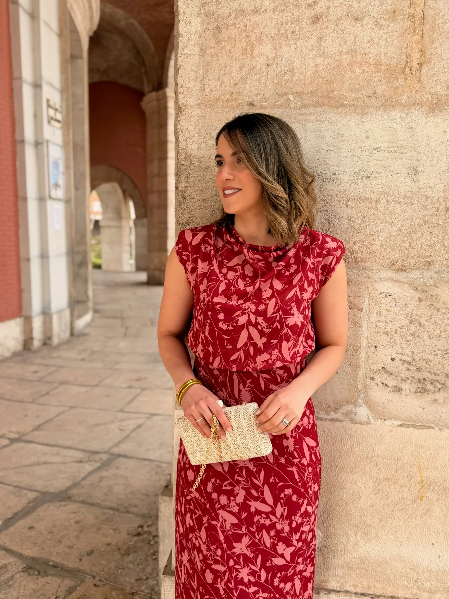 Vestido midi rojo  | Daria - Image 3