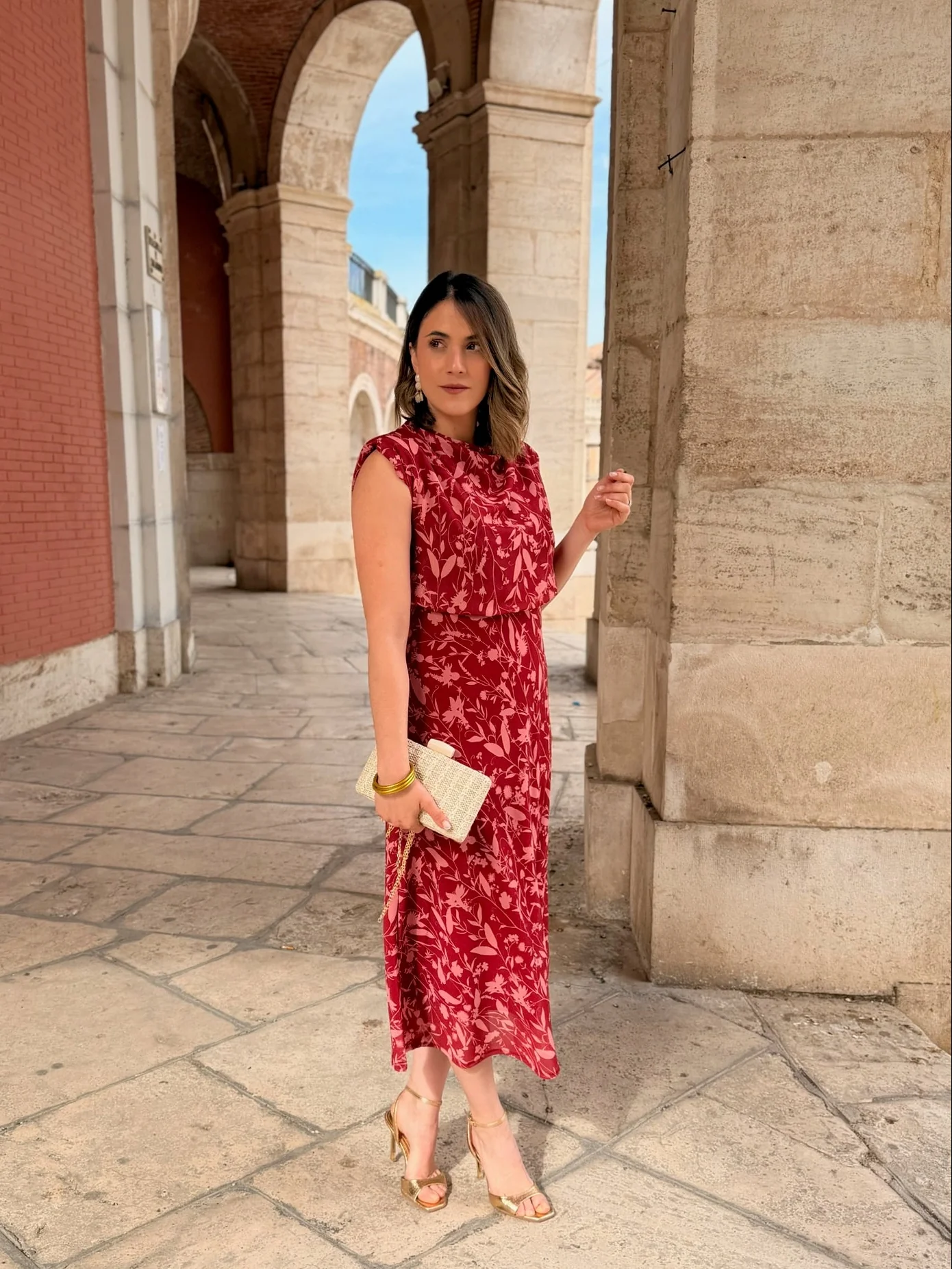 Vestido midi rojo  | Daria - Image 6