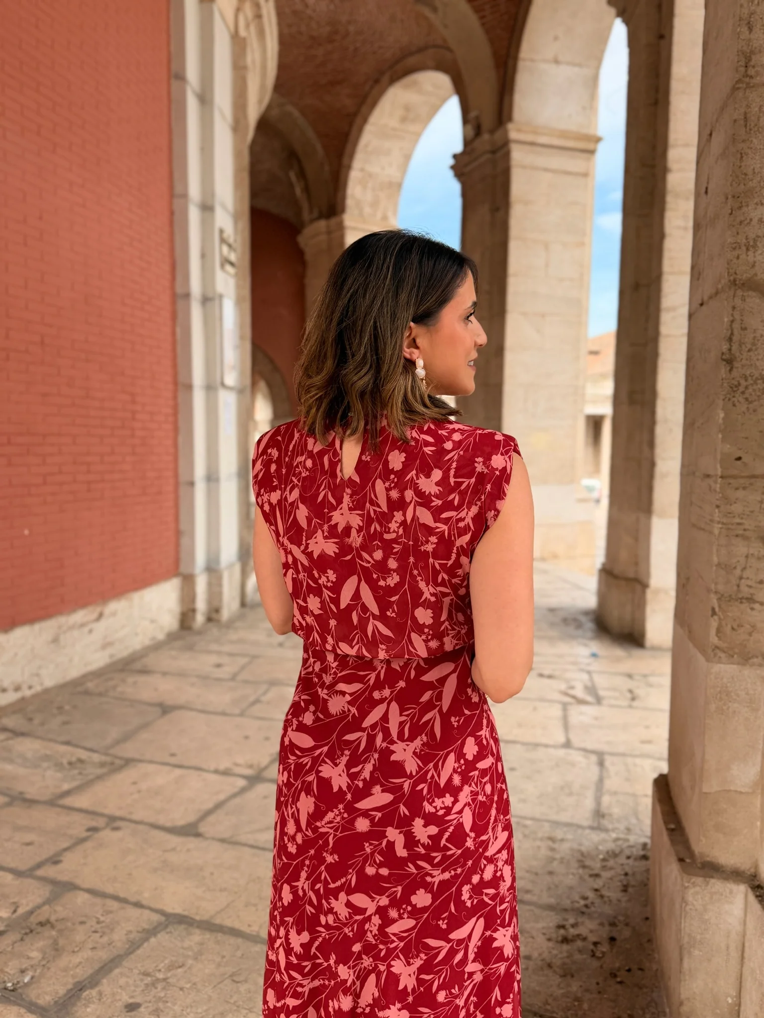 Vestido midi rojo  | Daria - Image 8
