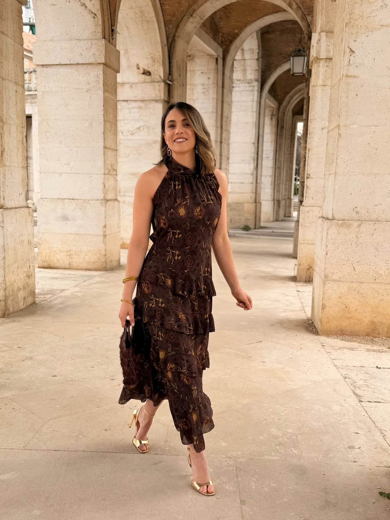 Vestido midi volantes | Aurea - Image 7
